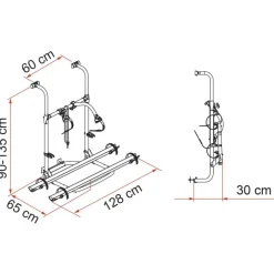 Fiamma Carry-Bike Pro Hymer Dethleffs fietsendrager