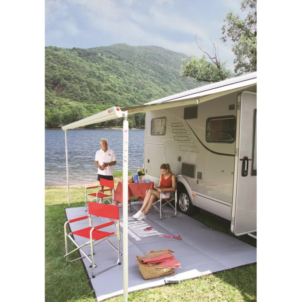 Fiamma F45 L 500 cassetteluifel polar white - Royal Grey