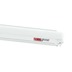 Fiamma F45 S 230 cassetteluifel polar white - Royal Grey