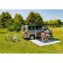 Fiamma F45 S 300 VW Multivan Transporter T5 T6 met C-rail  cassetteluifel deep black - Royal grey