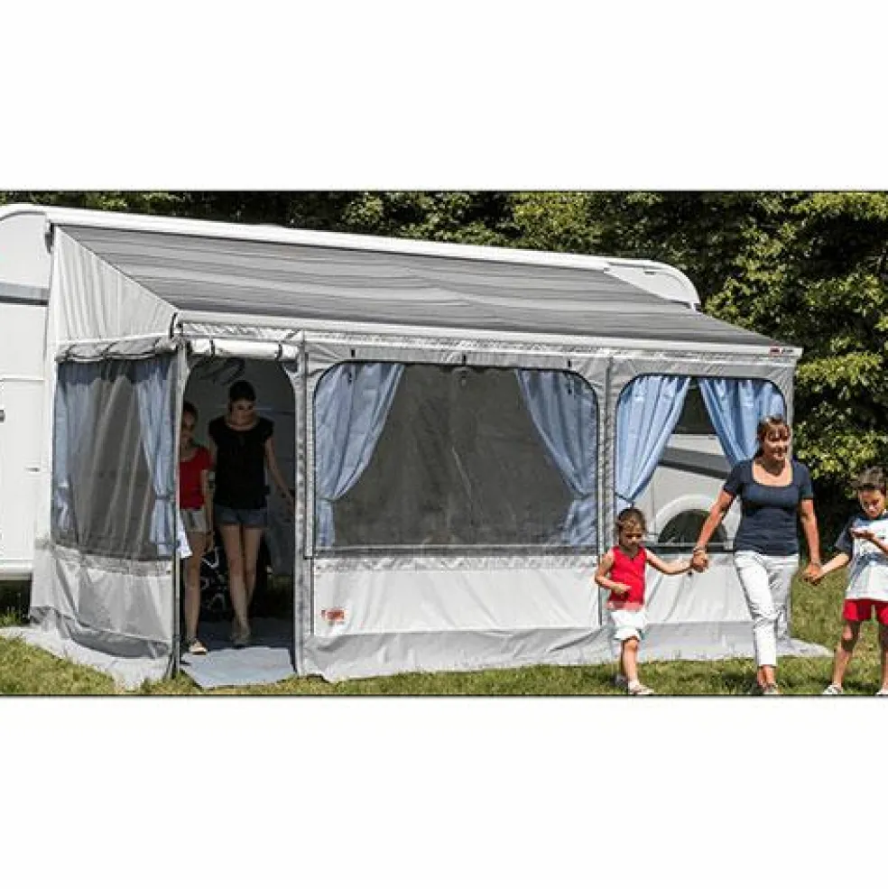 Fiamma F45L ZIP 400 cassetteluifel polar white - Royal Grey