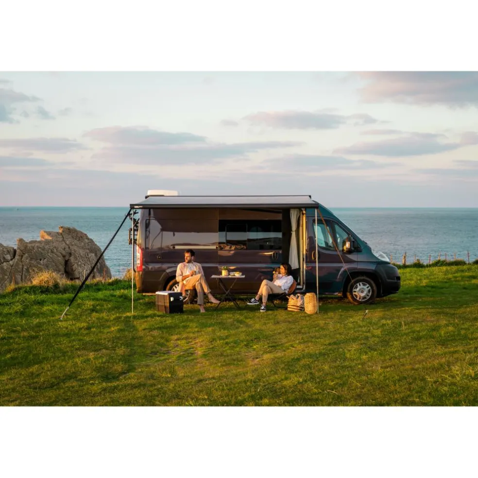 Fiamma F80s 320 cassetteluifel deep black - Royal Grey V25