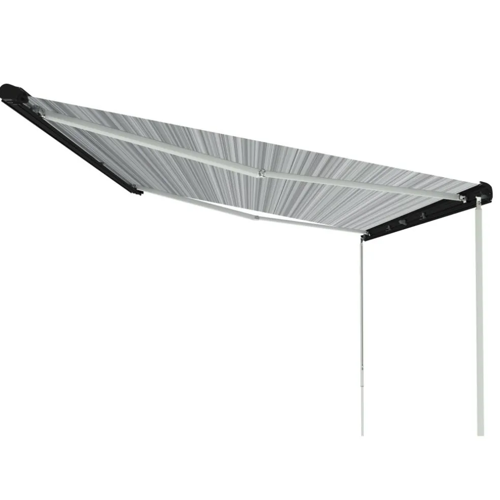 Fiamma F80s 450 cassetteluifel deep black - Royal Grey V25