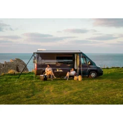 Fiamma F80s 370 cassetteluifel deep black - Royal Grey  V25