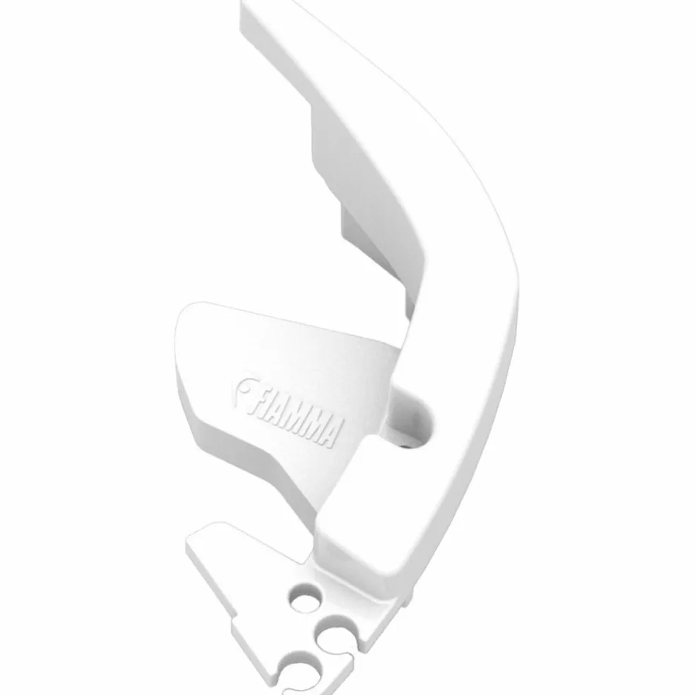 Fiamma F80s eindkap voorlat links polar white