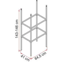 Fiamma Garage System Standard opbergsysteem