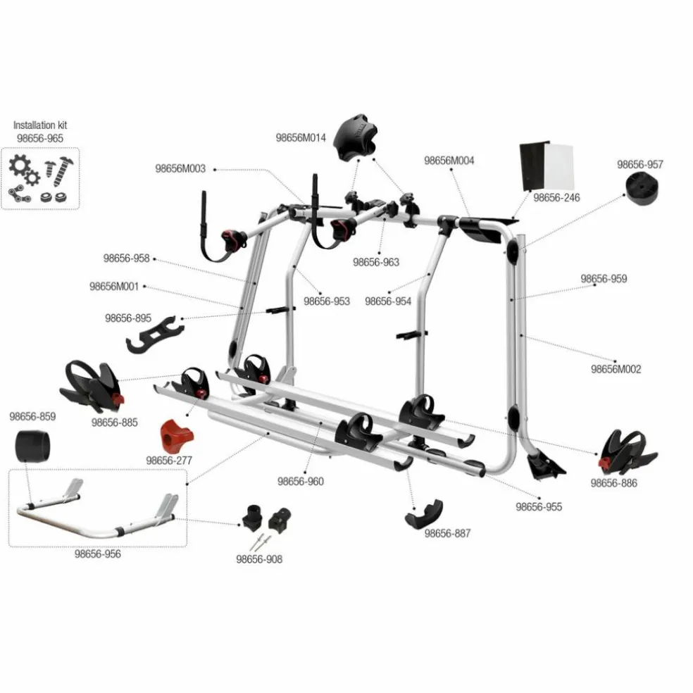Fiamma Kit antiscratch protection Carry-Bike