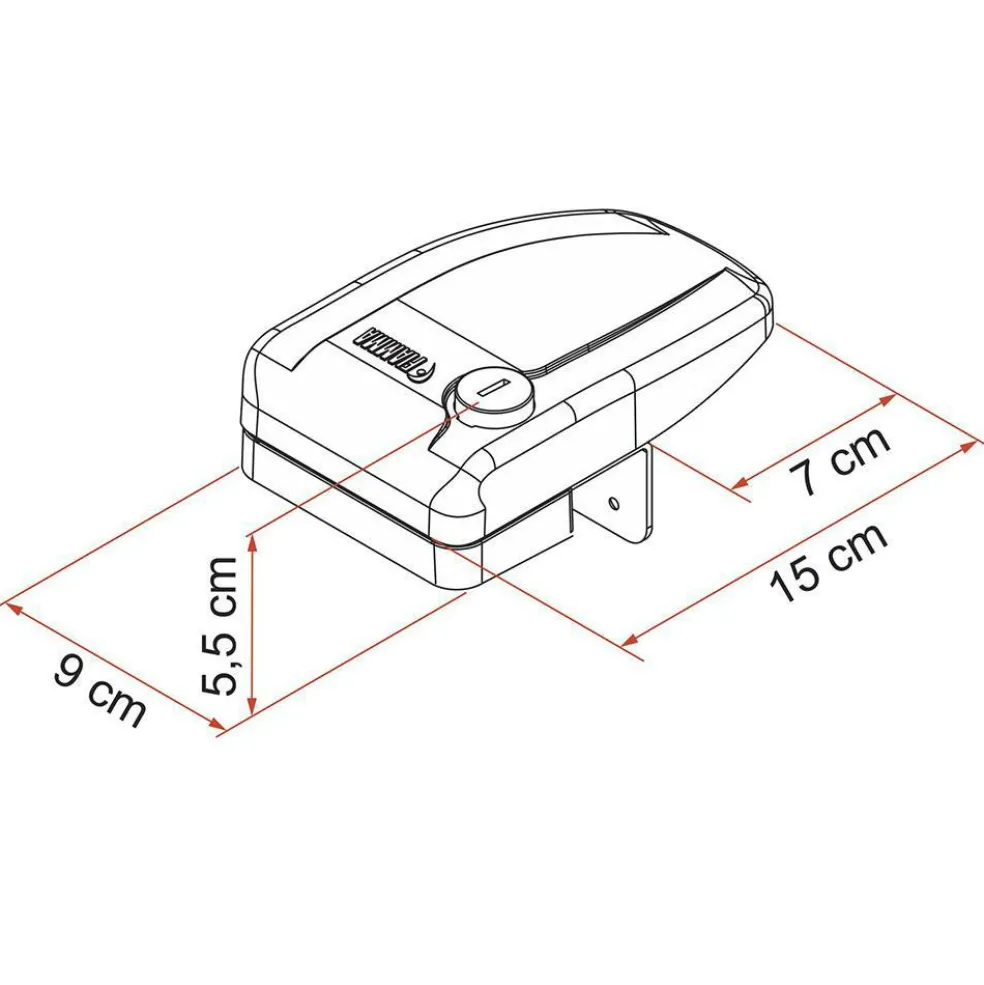 Fiamma Safe Door Frame veiligheidsslot wit