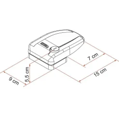 Fiamma Safe Door veiligheidsslot wit