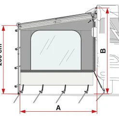 Fiamma Side W Caravanstore F35 zijwand
