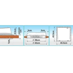 Fiamma Turbo-Vent Polar Control dakluik crystal