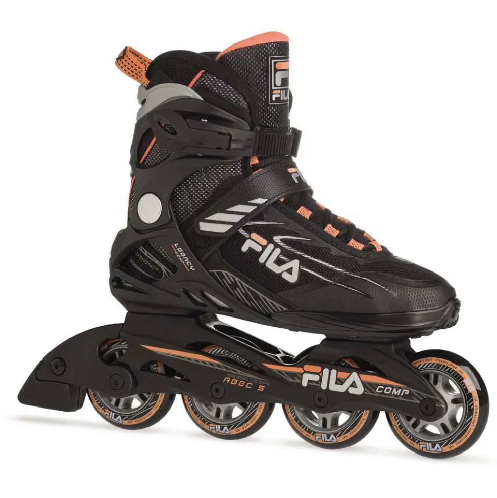 Fila Legacy Comp inline skates dames black salmon