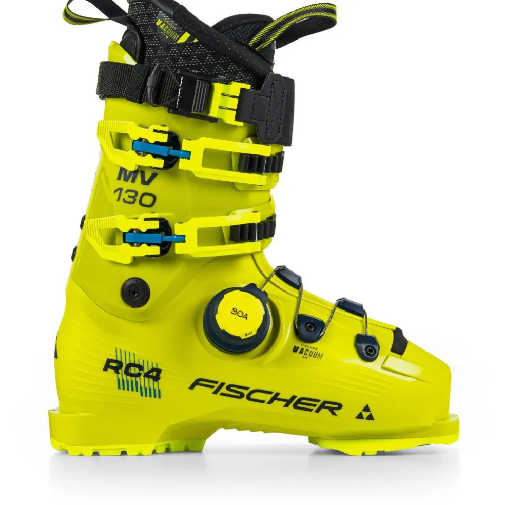 Fischer RC4 130 MV BOA skischoenen heren yellow