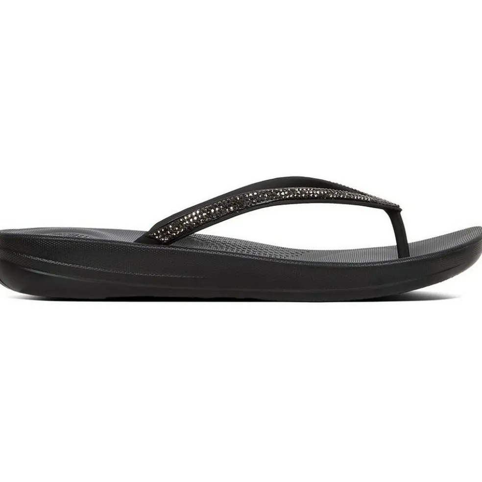 Fitflop iQushion Sparkle slippers dames black