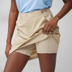 Fjällräven Abisko Hike skort dames fossil