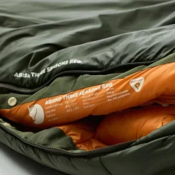 Fjällräven Abisko Three Seasons Long mummy slaapzak olive