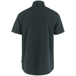 Fjällräven Abisko Trekking SS overhemd heren dark navy