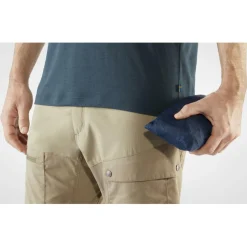 Fjällräven Abisko Trekking SS overhemd heren dark navy