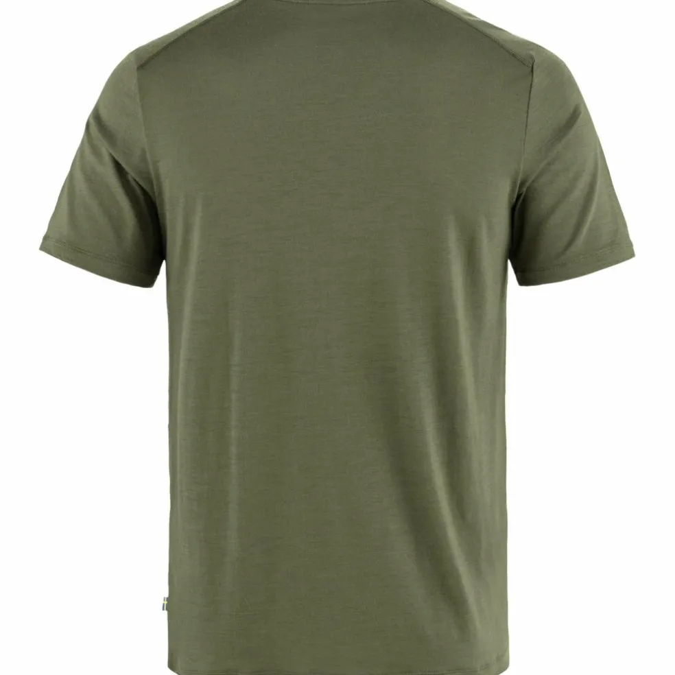 Fjällräven Abisko Wool Classic shirt heren laurel green