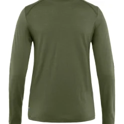 Fjällräven Abisko Wool LS shirt dames laurel green