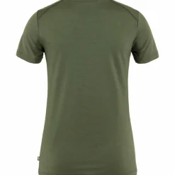 Fjällräven Abisko Wool shirt dames laurel green