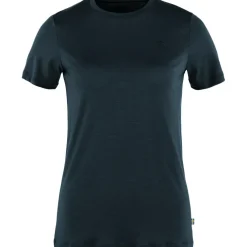 Fjällräven Abisko Wool shirt dames dark navy