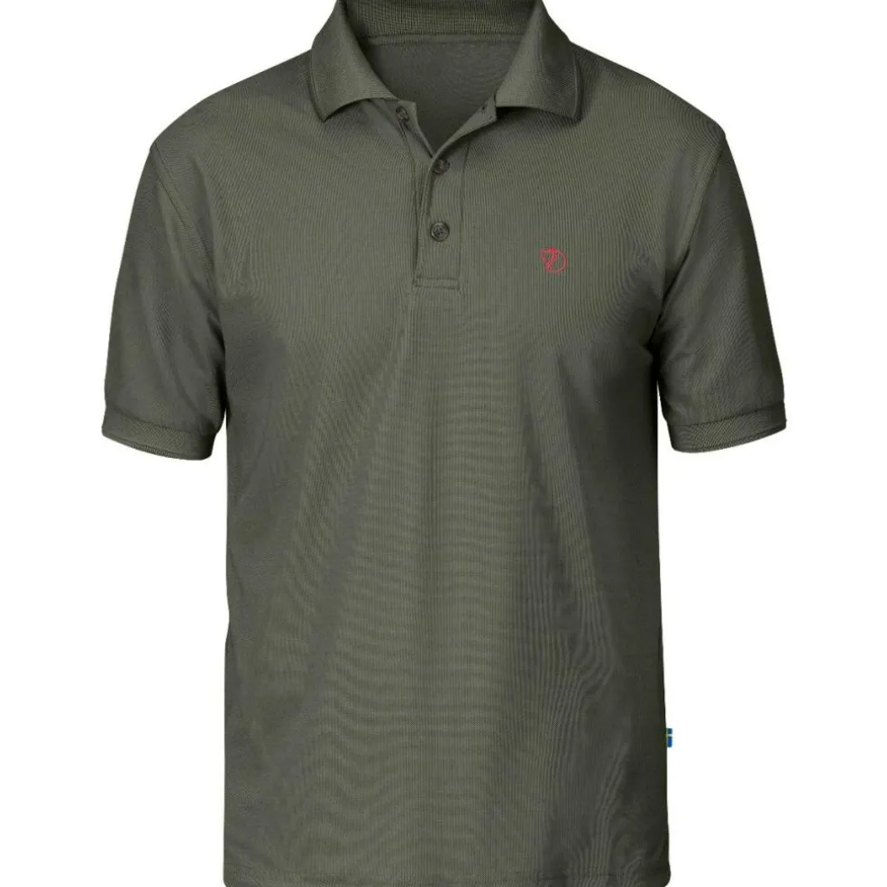 Fjällräven Crowley Piqué polo heren mountain grey