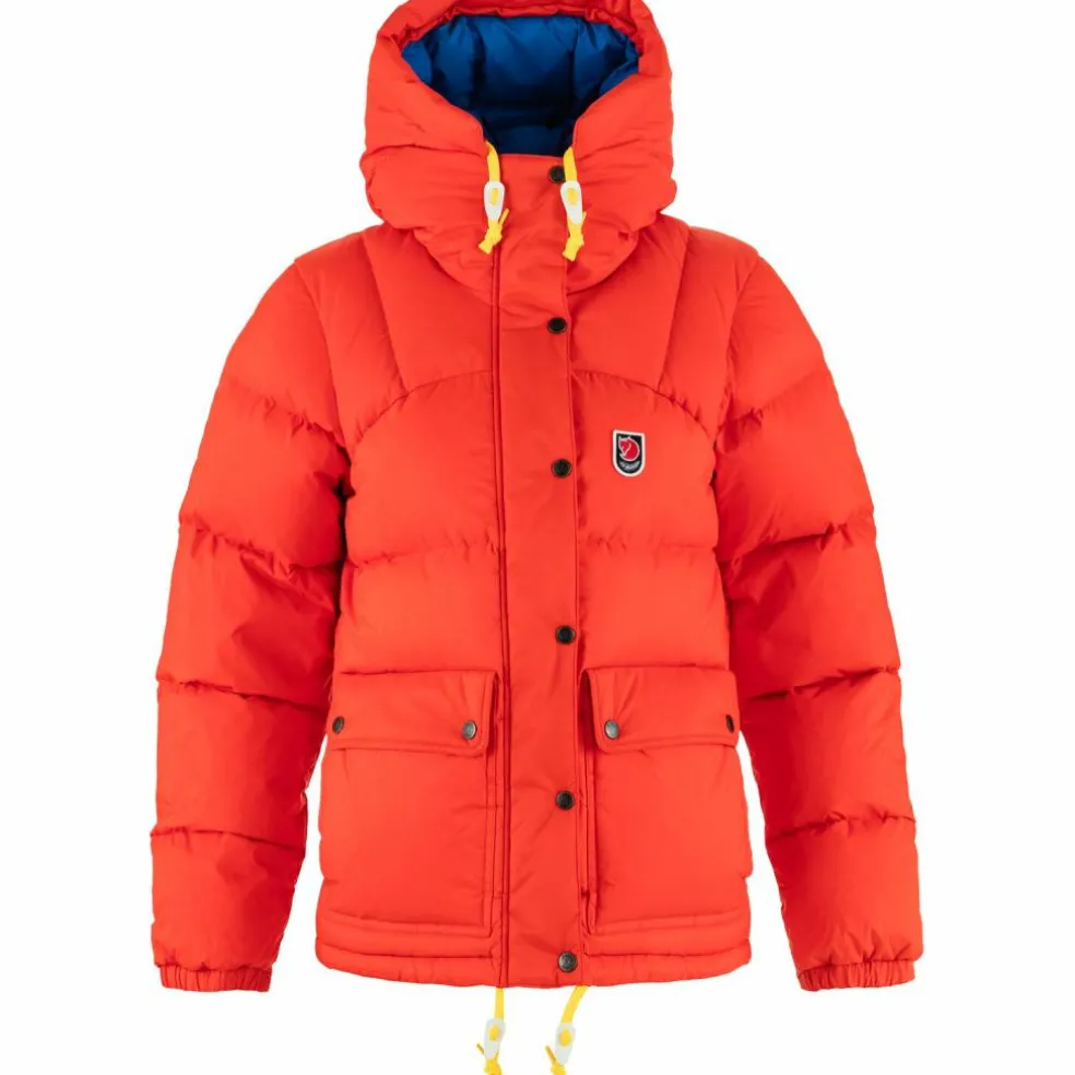 Fjällräven Expedition Down Lite outdoor jack dames flame orange un blue