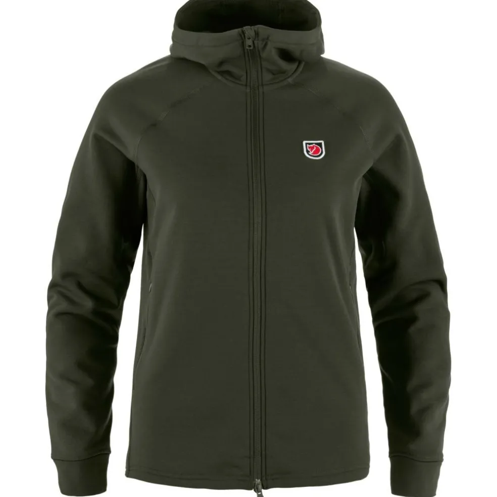 Fjällräven Expedition Hoodie fleece vest dames deep forest