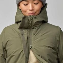 Fjällräven HC Hydratic Padded parka outdoor jack dames  laurel green