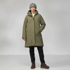 Fjällräven HC Hydratic Padded parka outdoor jack dames  laurel green