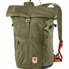Fjällräven High Coast Foldsack 15 inch laptop rugzak 24 liter green
