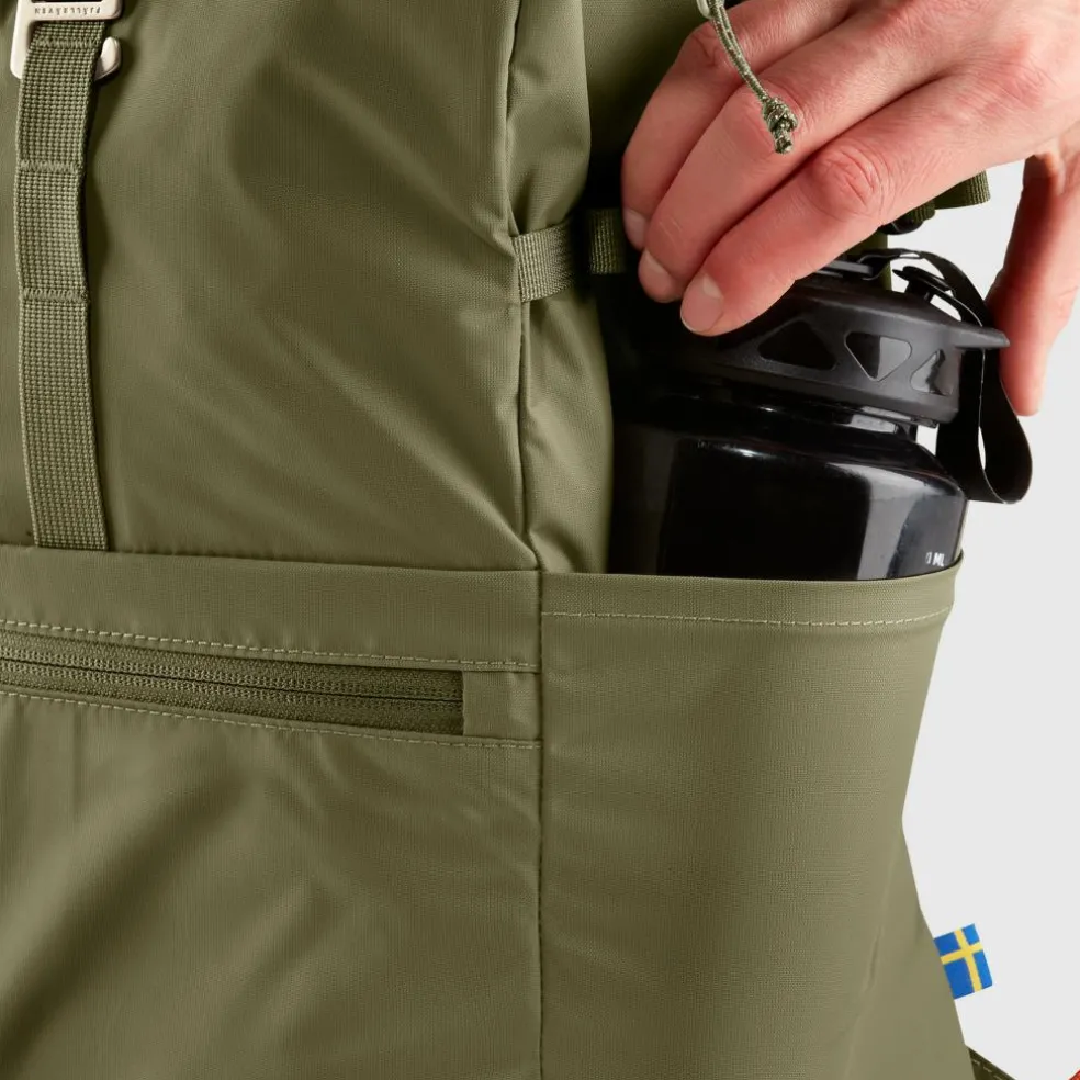 Fjällräven High Coast Foldsack 15 inch laptop rugzak 24 liter green