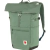 Fjällräven High Coast Foldsack 15 inch laptop rugzak 24 liter patina green