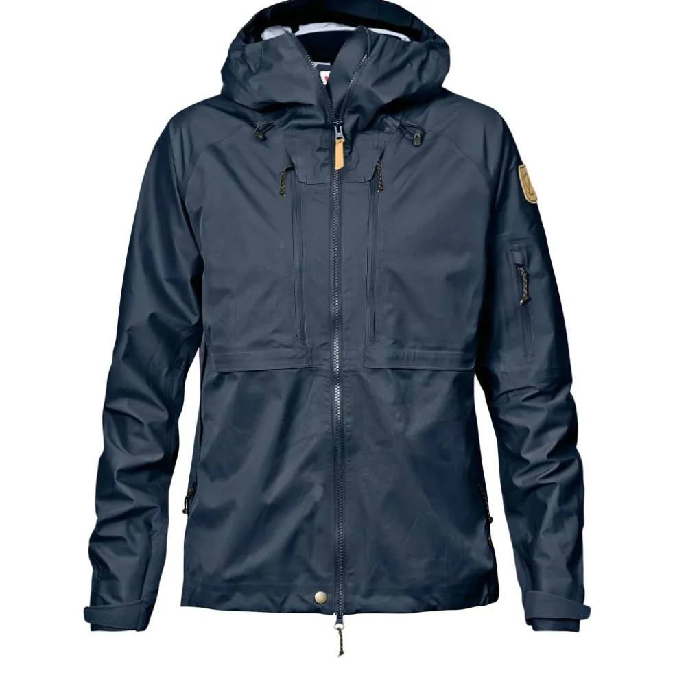 Fjällräven Keb Eco Shell outdoor jack dames dark navy