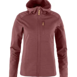 Fjällräven Keb Hoodie fleece vest dames mesa purple