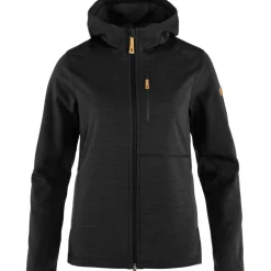 Fjällräven Keb Hoodie fleece vest dames black