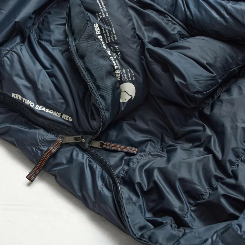 Fjällräven Keb Two Seasons Long mummy slaapzak navy