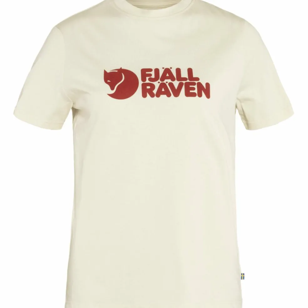Fjällräven Logo shirt dames chalk white
