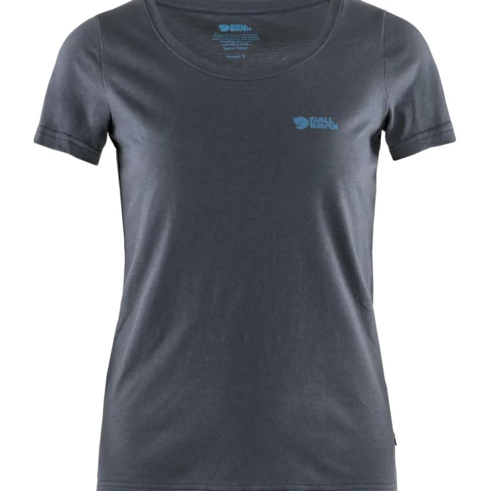 Fjällräven Logo shirt dames navy