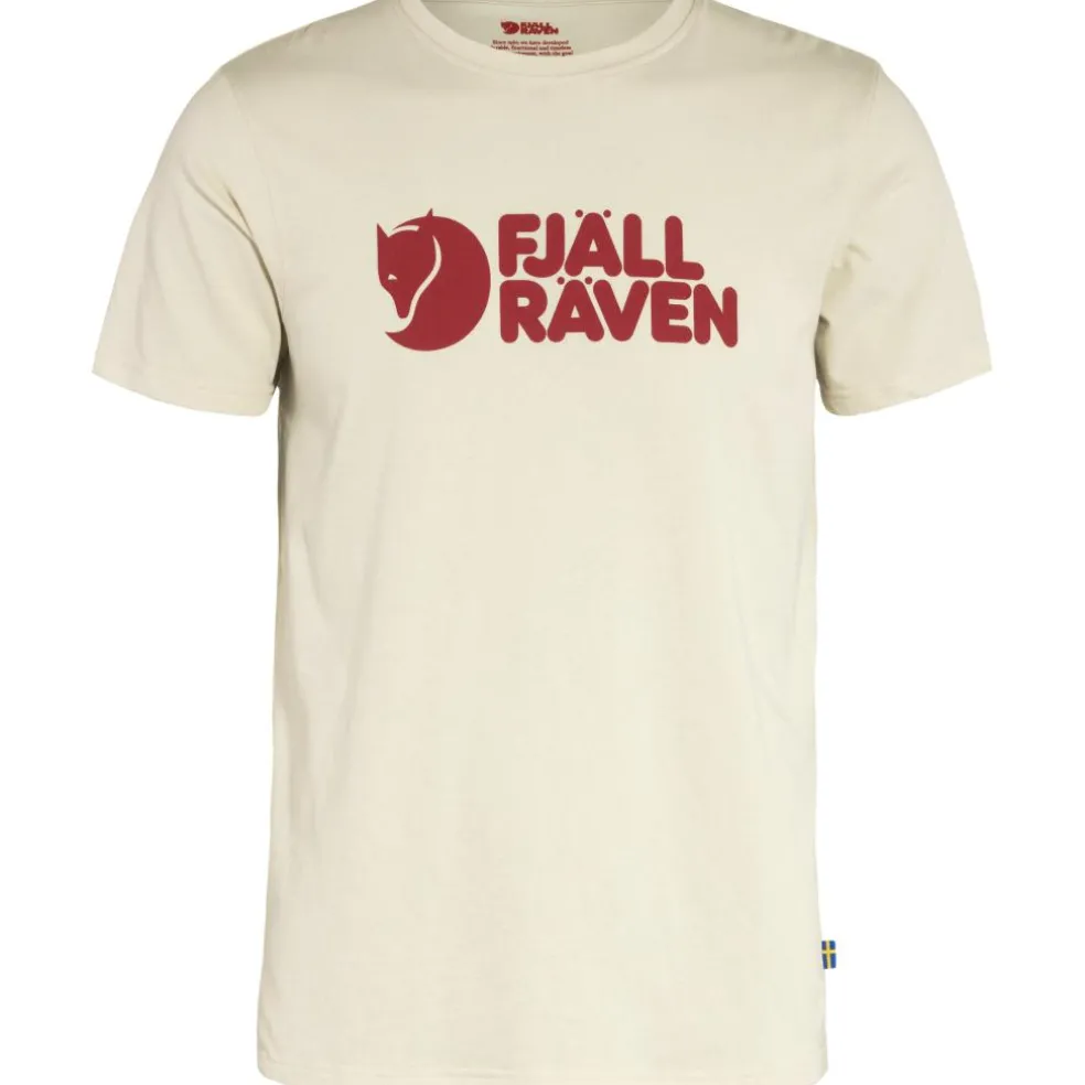 Fjällräven Logo shirt heren chalk white