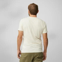 Fjällräven Logo shirt heren chalk white