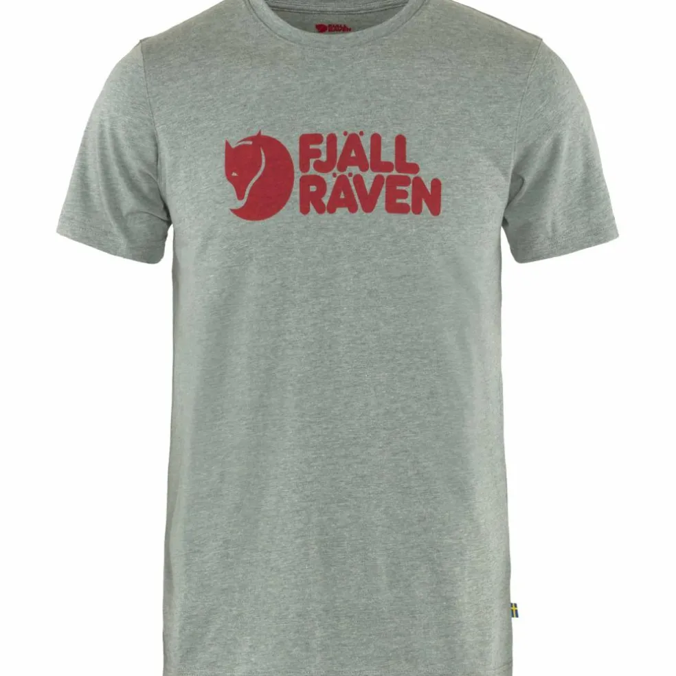Fjällräven Logo shirt heren grey melange