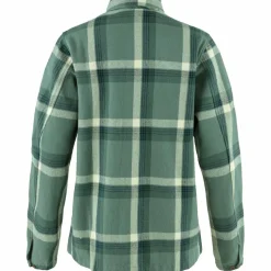 Fjällräven Singi Flannel blouse dames patina green deep patina