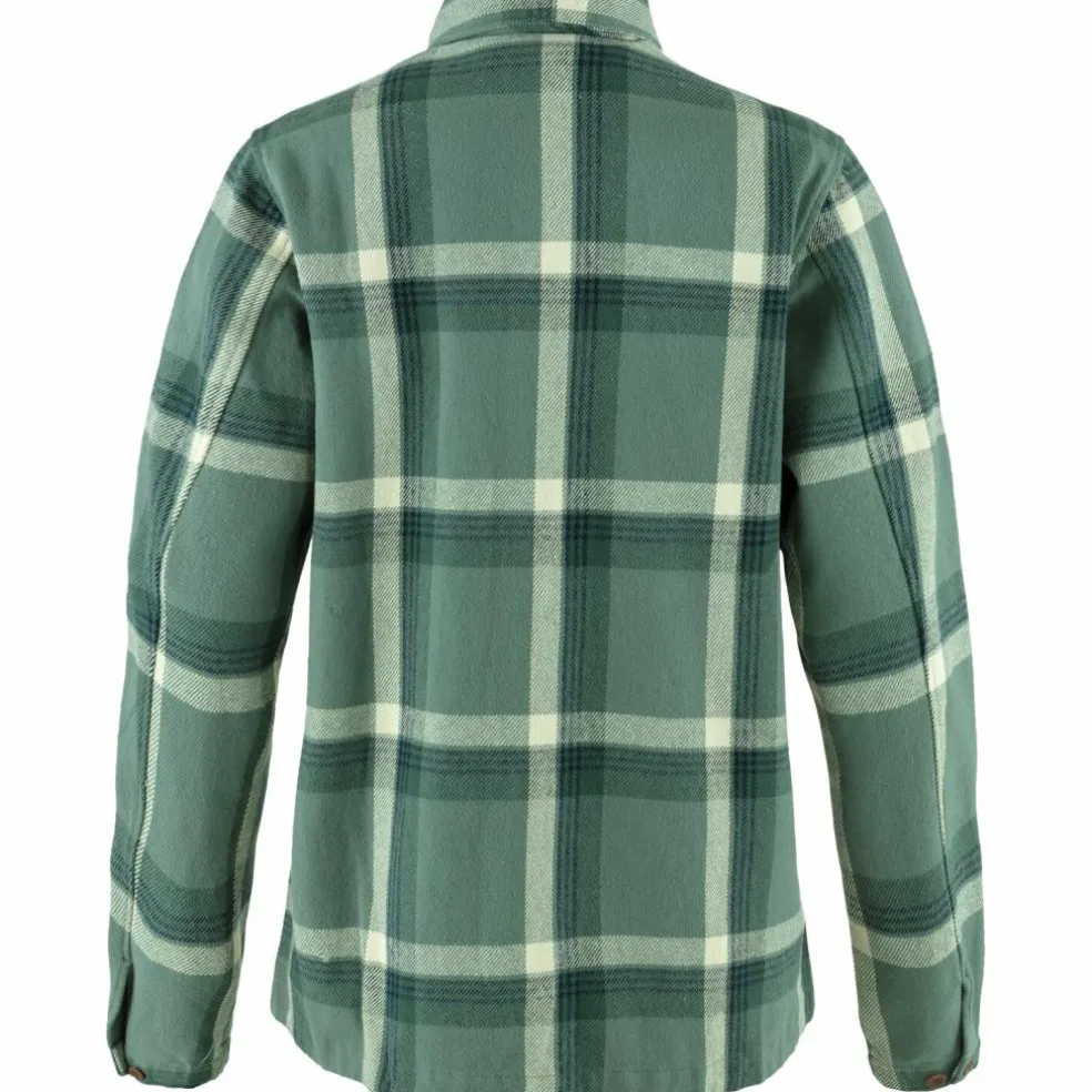 Fjällräven Singi Flannel blouse dames patina green deep patina