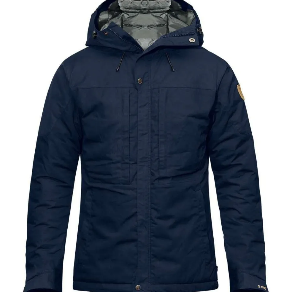 Fjällräven Skogsö Padded outdoor jack heren dark navy