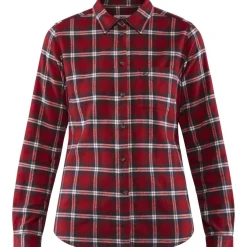 Fjällräven Övik Flannel blouse dames deep red