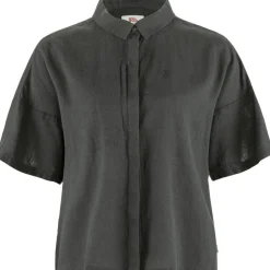 Fjällräven Övik Hemp blouse dames dark grey