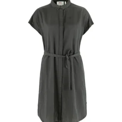 Fjällräven Övik Hemp jurk dames dark grey