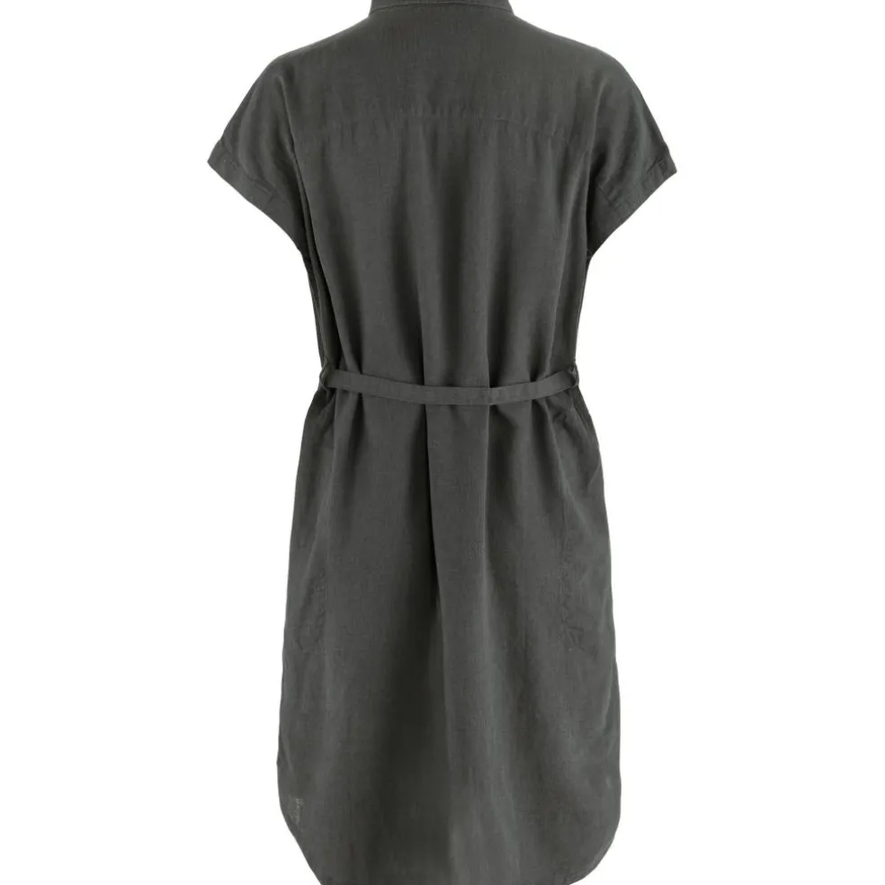 Fjällräven Övik Hemp jurk dames dark grey